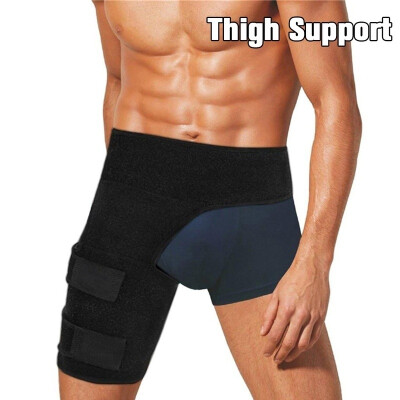 

Free Size Compression Recovery Thigh Wrap for Sciatic Nerve Pain - Neoprene Hernia Pulled Groin Quad Hamstring Brace