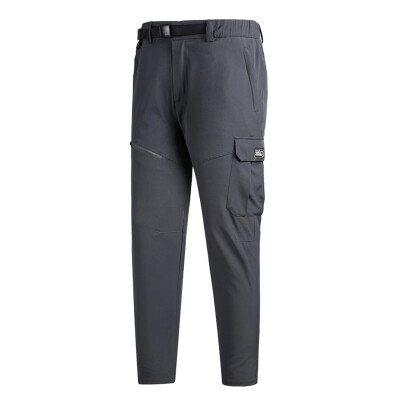 

Gobestart Men Waterproof Windproof Mountain-Climbing Thicken Detachable Long Pant Trousers