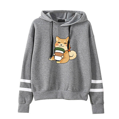 

WOMAN Shiba Inu Dog Hoodie Printed Hooded Sweatshirt Pullover For Autumn Winter