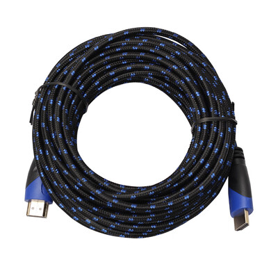 

New Braided HDMI Cable V14 AV HD 3D for Xbox HDTV 1M-15M Meters 1080P