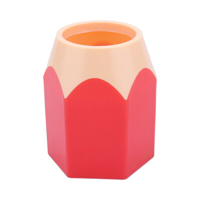 

Greensen Creative Makeup Brush Holder Pen Vase Pencil Pot Stationery Box Desk ContainerRed