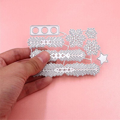 

Beauty Christmas Tree Leaves Metal Cutting Dies Stencil Gift Scrapbooking Card Christmas Decoration