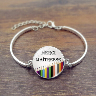 

Colored Teachers Day Gifts Adjustable Time Gem Bracelet Teachers Gift Thank You Teacher Jewelry