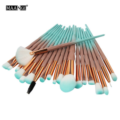 

Toponeto 20PCS Make Up Foundation Eyebrow Eyeliner Blush Cosmetic Concealer Brushes