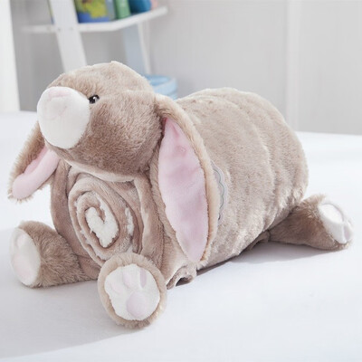 

Super Soft Blanket&Pillow Set for Children 76x110cm Blanket&30x35cm Pillow Multi-functional Knitted Cartoon Blankets