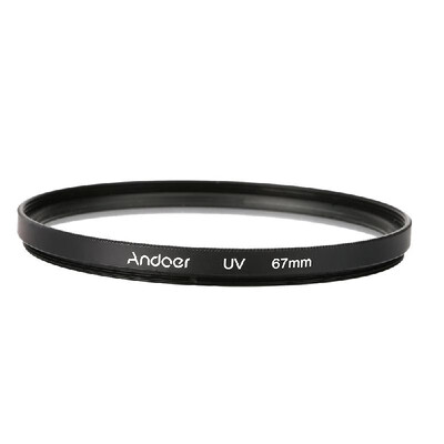 

Andoer 67mm UVCPLND8 Circular Filter Kit Circular Polarizer Filter ND8 Neutral Density Filter with Bag for Nikon Canon Pentax So