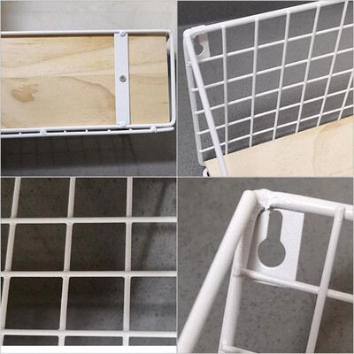 

Creative Iron Wall Mounted Storage Rack Wall Hanging Shelf Organizer Holder