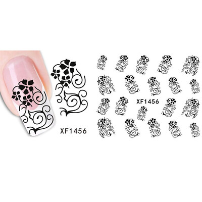 

Toponeto Womens DIY Nail Sticker Water Transfer Stickers Finger Nail Art Decals