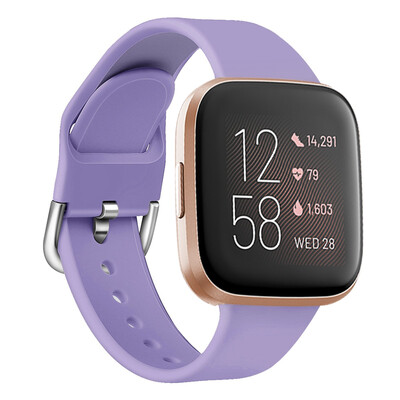 

ECSEM Sport Band for Fitbit Versa LiteSE Soft Breathable Silicone Strap Replacement Wristband for Men Women