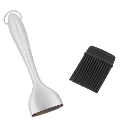 

Greensen Stainless Steel Handle Silicone Head Barbecue Oil Brush BBQ Grill Roasting Tool