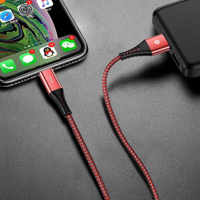 

Lightning Cable Heavy-duty 24A Fast Charging And Syncing Cord For IPHONE-1m