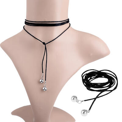 

Black Gothic Retro Velvet Long Cord Choker Necklace Women Lmitation Pearls Pendant Long Chain Necklace Jewelry Women Bracelet
