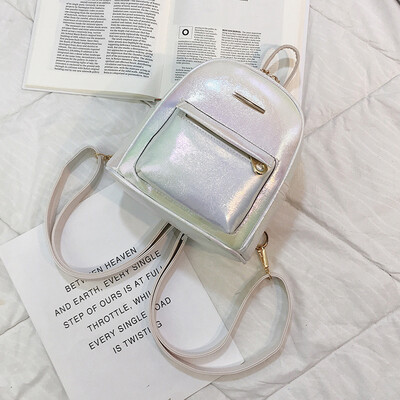 

Tailored Women Color Matching Wild Fashion Leisure Travel Bag Student Bag Backpack