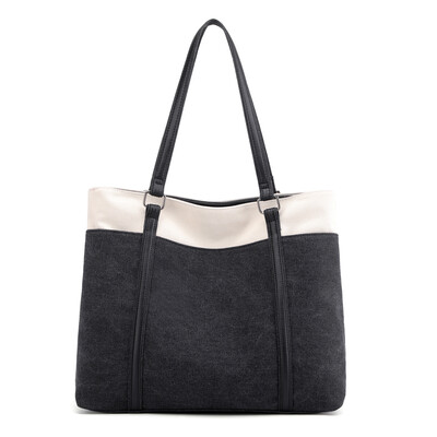

Canvas bag lady fashion single shoulder handbag Korean version bag light big bag lady bag lady bag lady with large capacity