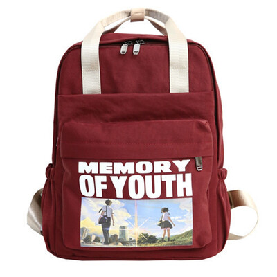

BF style ancient feeling school bag Sen Department Korean version of high school Japanese Department ulzzang backpack campus shoul