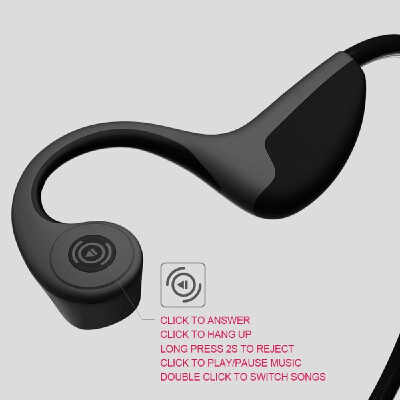 

SWear Z8 Bone Conduction Headphones Wireless Bluetooth 50 Earphone Outdoor Sports Headset Stereo AK1050D Hands-free with Microph