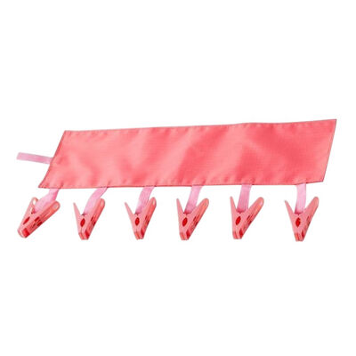 

Portable Cloth Clothes clips Folding Clothes-Pegs Bathroom Clothes Hanger Fabric Clothespin