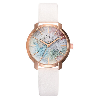 

Watch temperament simple ladies watch pu strap trend watch
