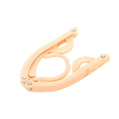 

〖Follure〗New Magic Portable Folding Plastic Coat Hanger Travel Foldable Hanger 4PCS