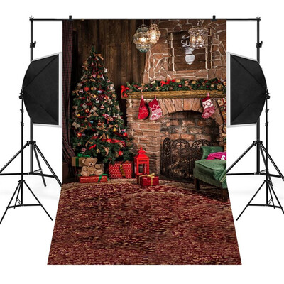 

Toponeto Christmas Backdrops Snowman Vinyl 3x5FT Lantern Background Photography Studio