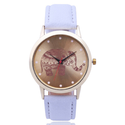 

Belt Lady Elephant Watch Simple Scale Quartz Watch