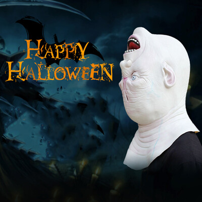

Siaonvr Down Full Head Deluxe Novelty Halloween Scary Costume Party Latex Head Mask