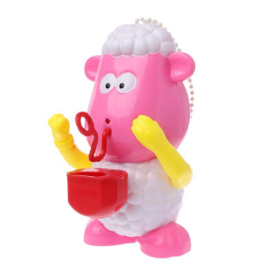 

Cute Sheep Automatic Bubble Machine Blower Party Summer Outdoor Toy Wedding Props Romantic Atmosphere Maker Children Toy