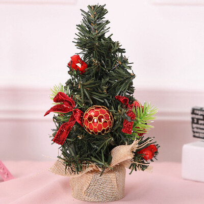 

Mini Christmas Tree Party Ornament Decors Desk Table Festival Xmas Decor