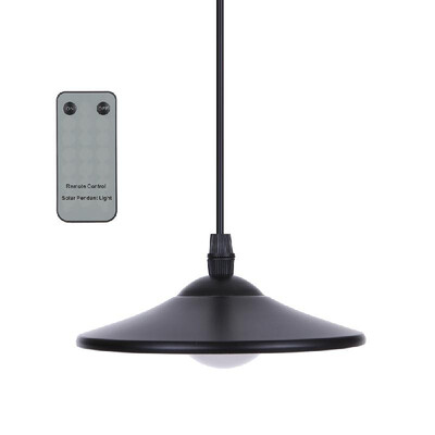 

Tomshine 3W Outdoor Hanging Solar Powered 4 LED Shed Light 250lm Pendant Lamp with Remote Control for Garden Yard Patio Balcony Ho
