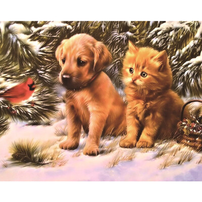 

Gobestart 5D Embroidery Paintings Rhinestone Pasted DIY Diamond Painting Cross Stitch
