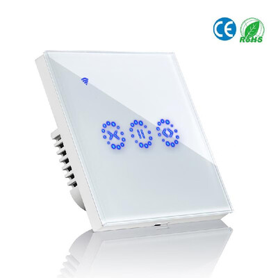 

Curtain Switch Smart Wifi Remote Garage Doors Control Touched Switch Curtain Motor Blind Roller Shutter Timing Night Morning Bed V
