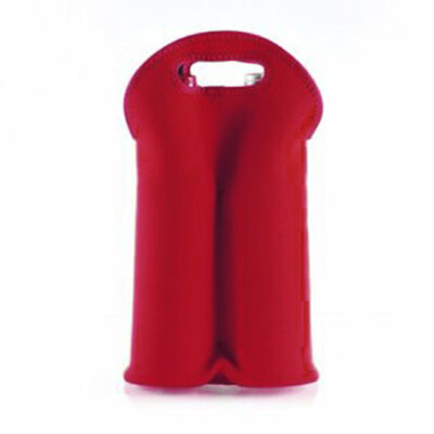 

Insulated Neoprene DrinkWineChampagneBeer Two Bottle Cooler Tote Bag Carrier