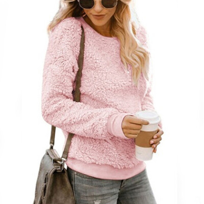 

Womens Fleece Hooded Pullover Sweatshirt Casual Loose 14 Zip Jacket Coat