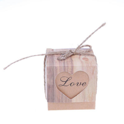 

50pcs Small Kraft Paper Box Candy Sweets Gift Box Wedding Party Gift Favor