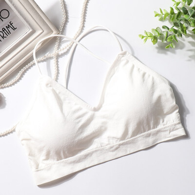 

Back Elastic Seamless Cotton Anti-light Wrapped Chest Bra