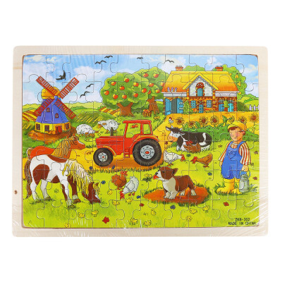 

Tailored Wooden Apple House Puzzle Educational Developmental Baby Kids Training Toy A