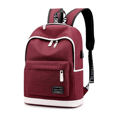 

Mengfanke shoulder bag men leisure travel backpack junior high school students schoolbag men&women fashion