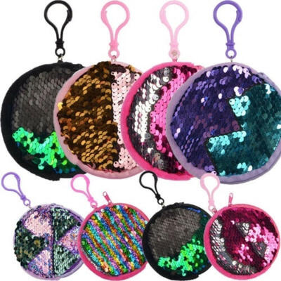 

Girls Mini Zippered Bag Sequin Sparkle Bag Purses Sequin Purse Coin Purses 2019
