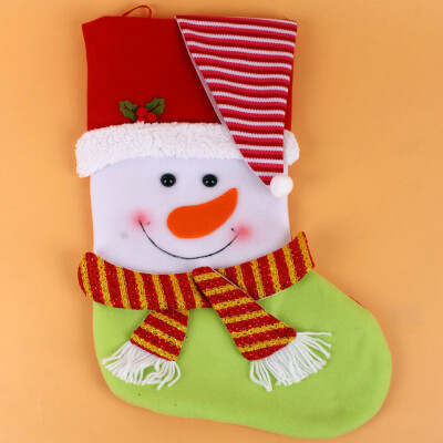 

〖Follure〗Christmas Gift Bag Santa Claus Snowman Elk Xmas Decoration Ornament Sock Decors