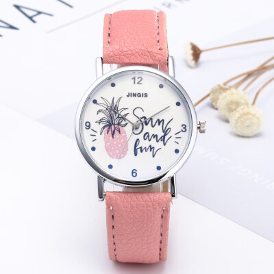 

Jinshi fashion trend belt watch female Korean casual fashion watch personality female watch