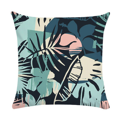 

Pillow Case Tropical Leaves Series Linen Cushion Covers