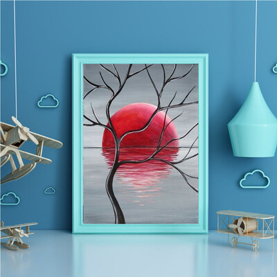 

Toponeto Embroidery Paintings Rhinestone Pasted DIY Diamond Painting Cross Stitch 5D