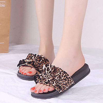 

Rose Summer Female Flat Bottom Platform Muffin Bottom Beach Shoes Female Slippers