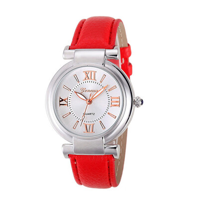

207 Geneva belt watch Roman digital fashion decoration simple quartz watch