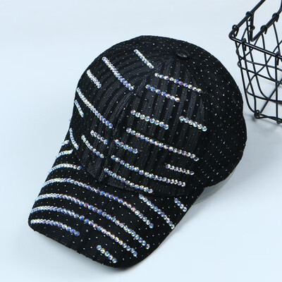 

New drill fashion hat female Korean summer visor Joker casual retro mesh hat breathable Cap male