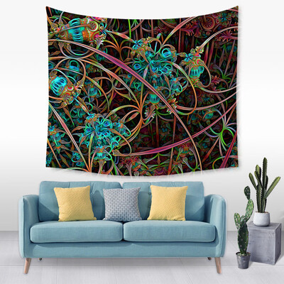 

Gobestart Colorful Print Tapestry Art Room Wall Hanging Tapestry Art Nature Home Decor