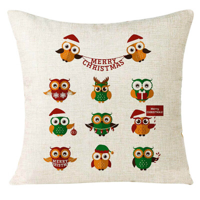 

〖Follure〗Xmas Christmas Animal Sofa Home Decoration Festival Pillow Case Cushion Cover