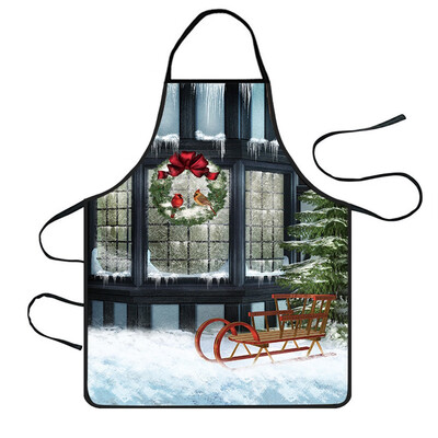 

Siaonvr Christmas Decoration Waterproof Apron Kitchen Aprons Dinner Party Apron