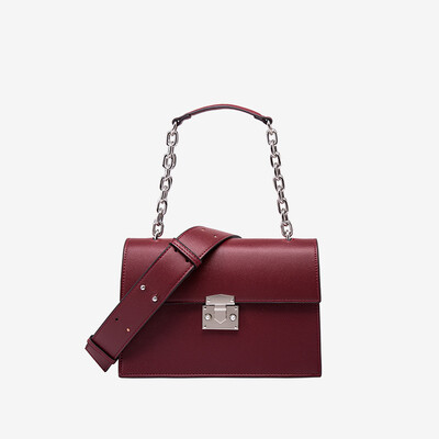 

New small bag female 2019 new wave female bag Korean version of the wild broadband shoulder bag lock small square bag Messenger bag