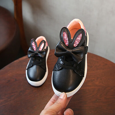 

Toddler Kids Sport Skate Baby Shoes Boys Girls Cartoon Ears Soft Sole Sneakers